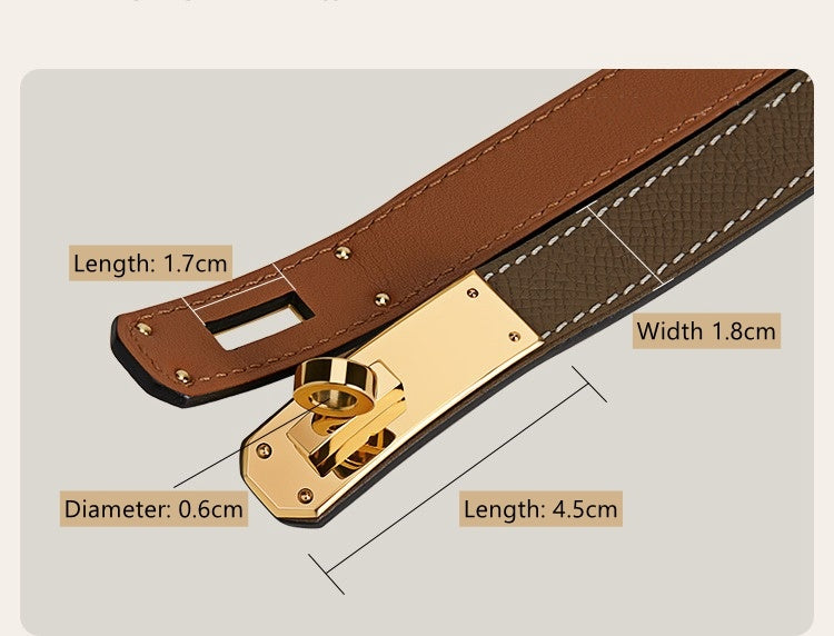 Bracelet en cuir Epsom + kit de conversion pour Constance Slim/Roulis Slim