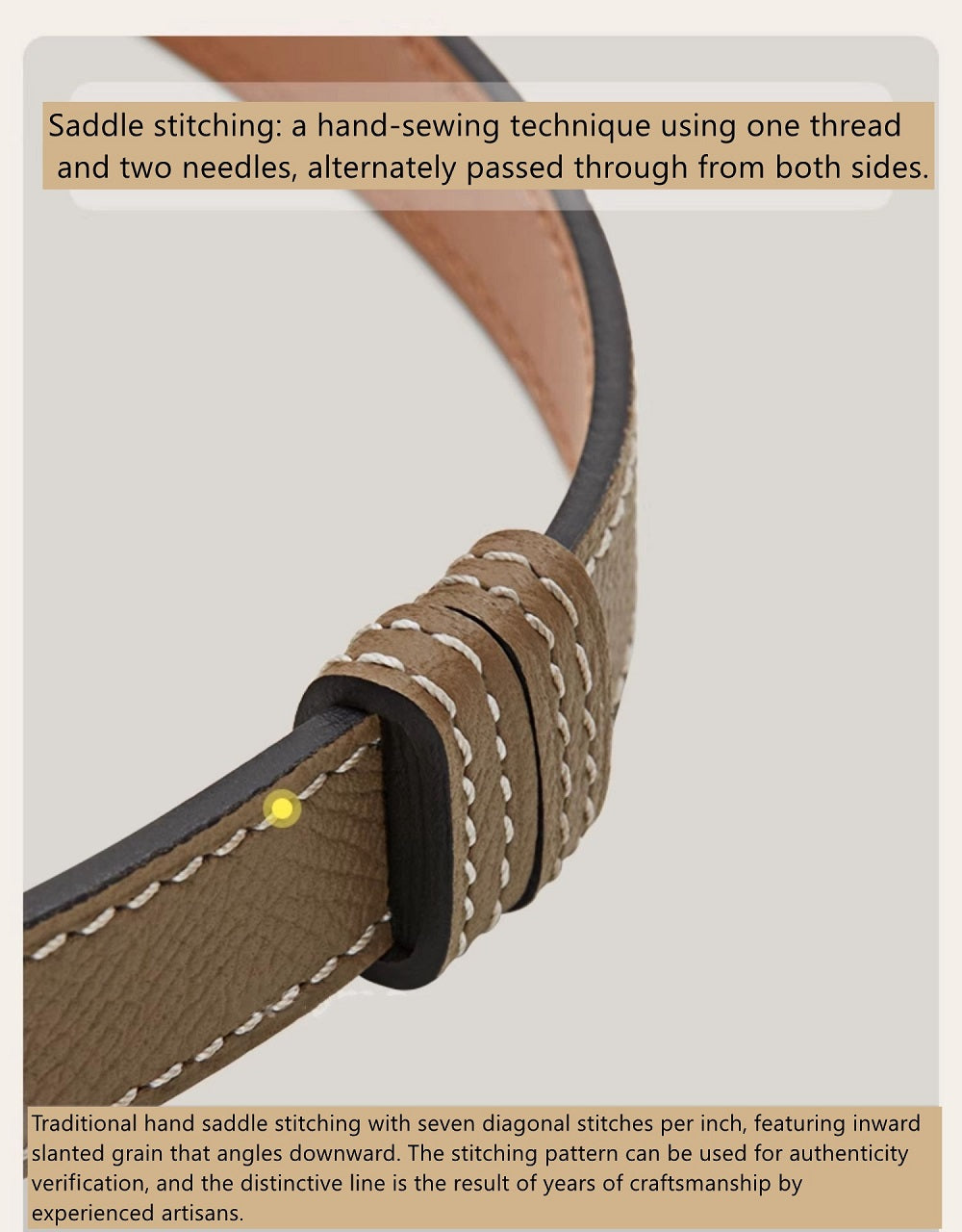 Bracelet en cuir Epsom + kit de conversion pour Constance Slim/Roulis Slim