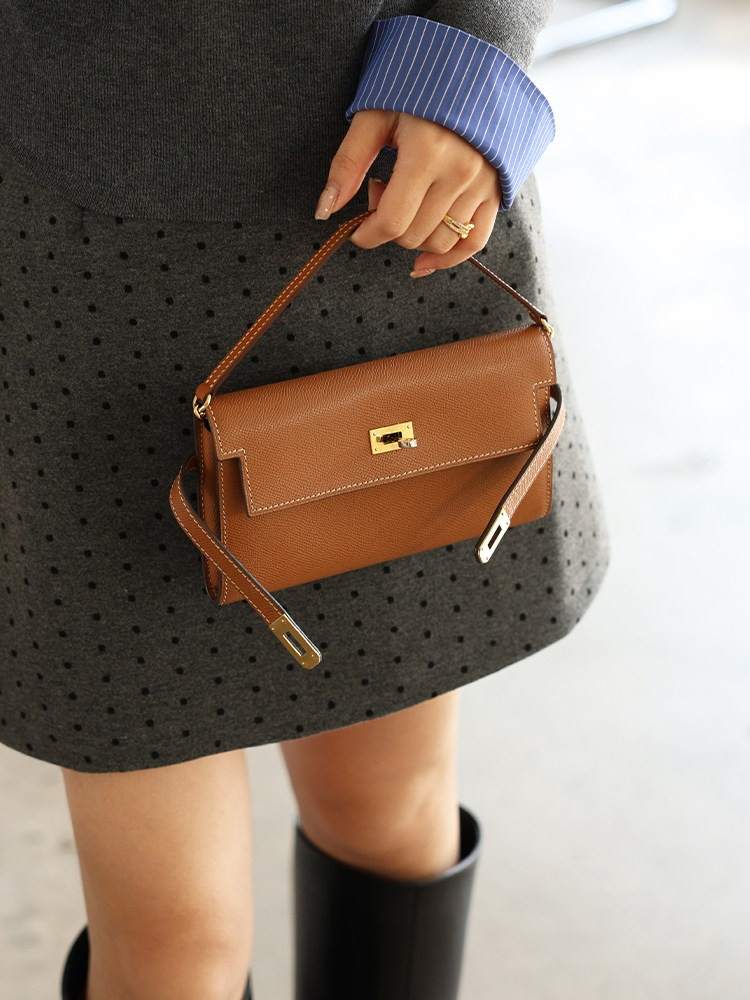 Bracelet en cuir Epsom+Kit de conversion pour portefeuille Kelly