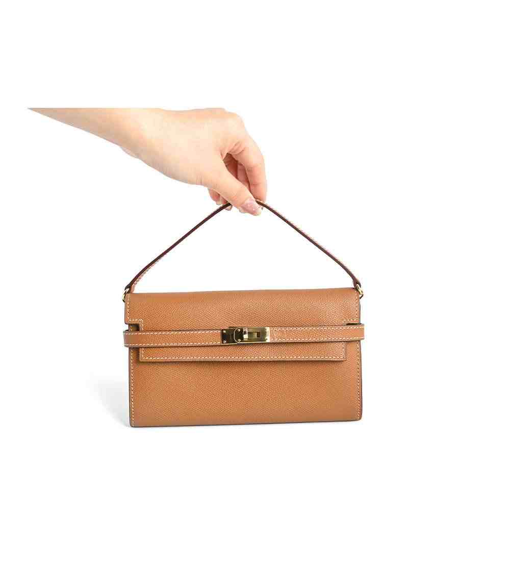 Bracelet en cuir Epsom+Kit de conversion pour portefeuille Kelly