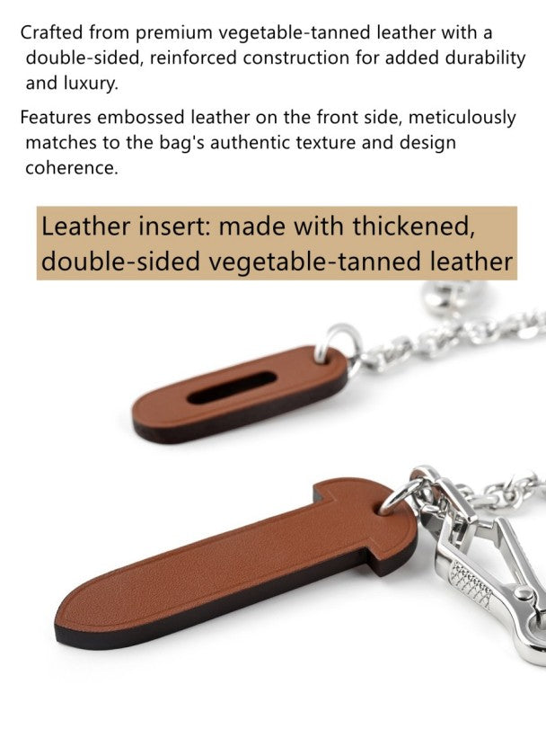 Maßgeschneiderter Swift-Schultertaschengurt/Umhängegurt aus Leder für Herbag