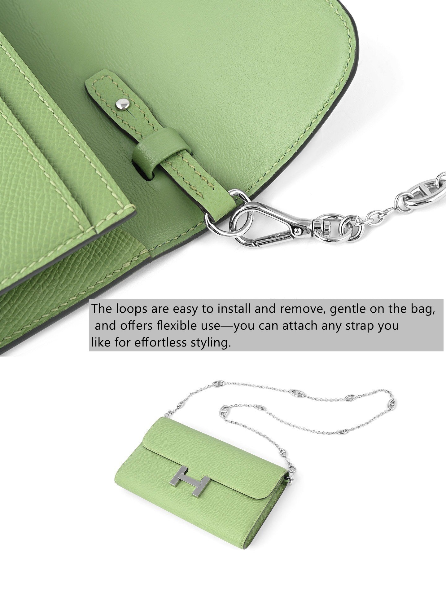 Bracelet en cuir Epsom + kit de conversion pour Constance Slim/Roulis Slim