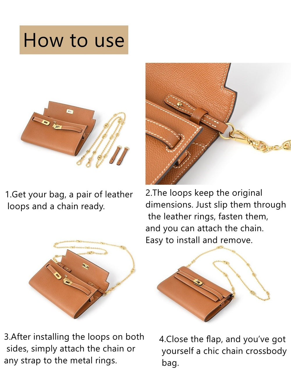 Epsom-Lederarmband + Umrüstsatz für Constance Slim/Roulis Slim