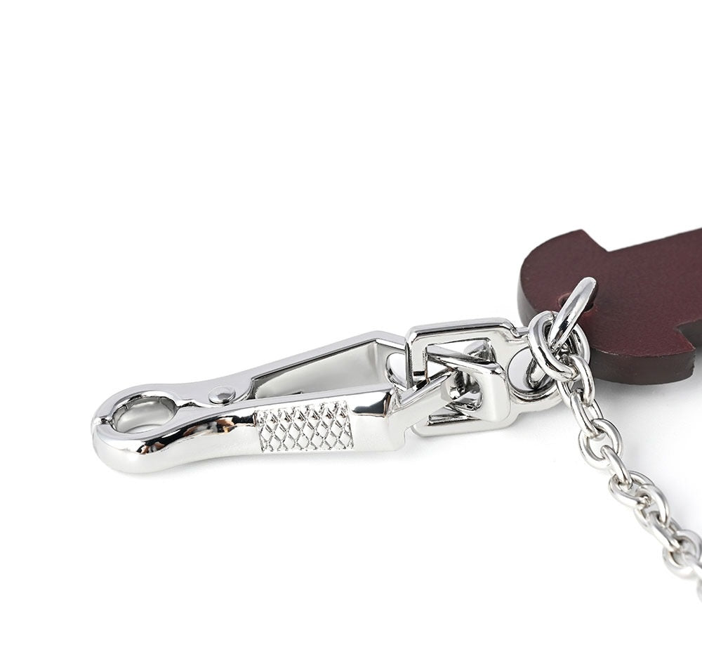 Leather Plug Clasp Lock For Herbag 31/39/Mini herbag, with FARANDOLE chain