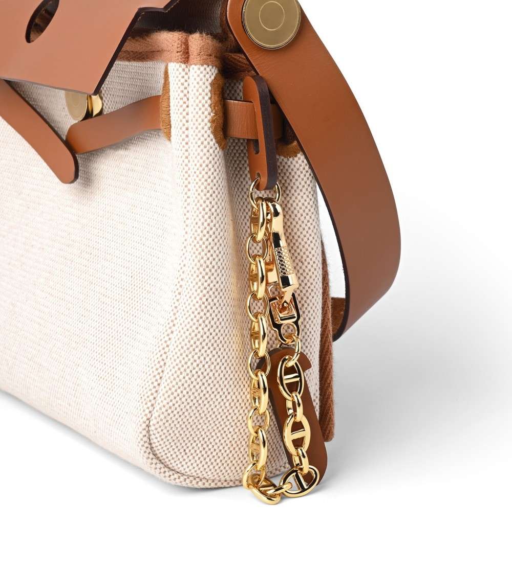 Leather Plug Clasp Lock For Herbag 20/31/39, FARANDOLE chain