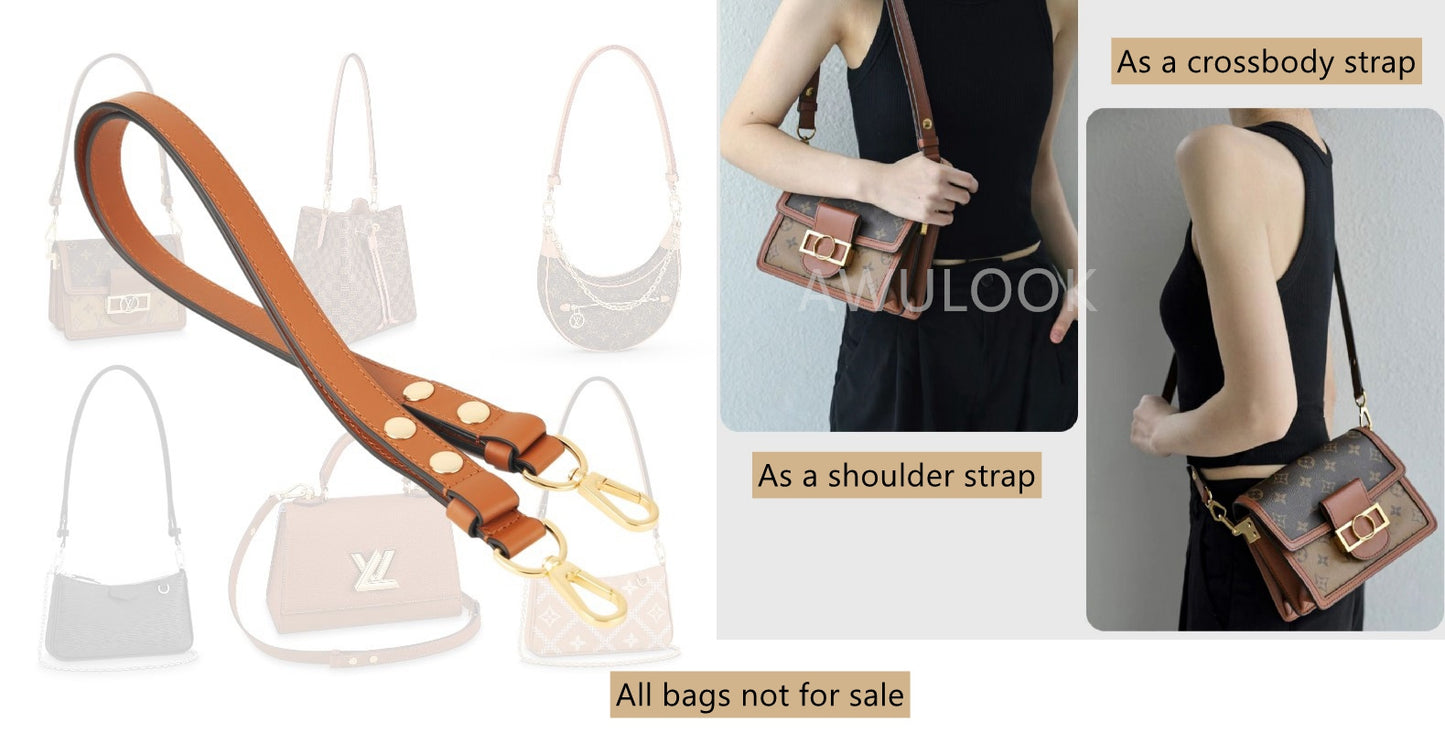 Bracelet en cuir bidirectionnel pour Dauphine/Félicie Pochette