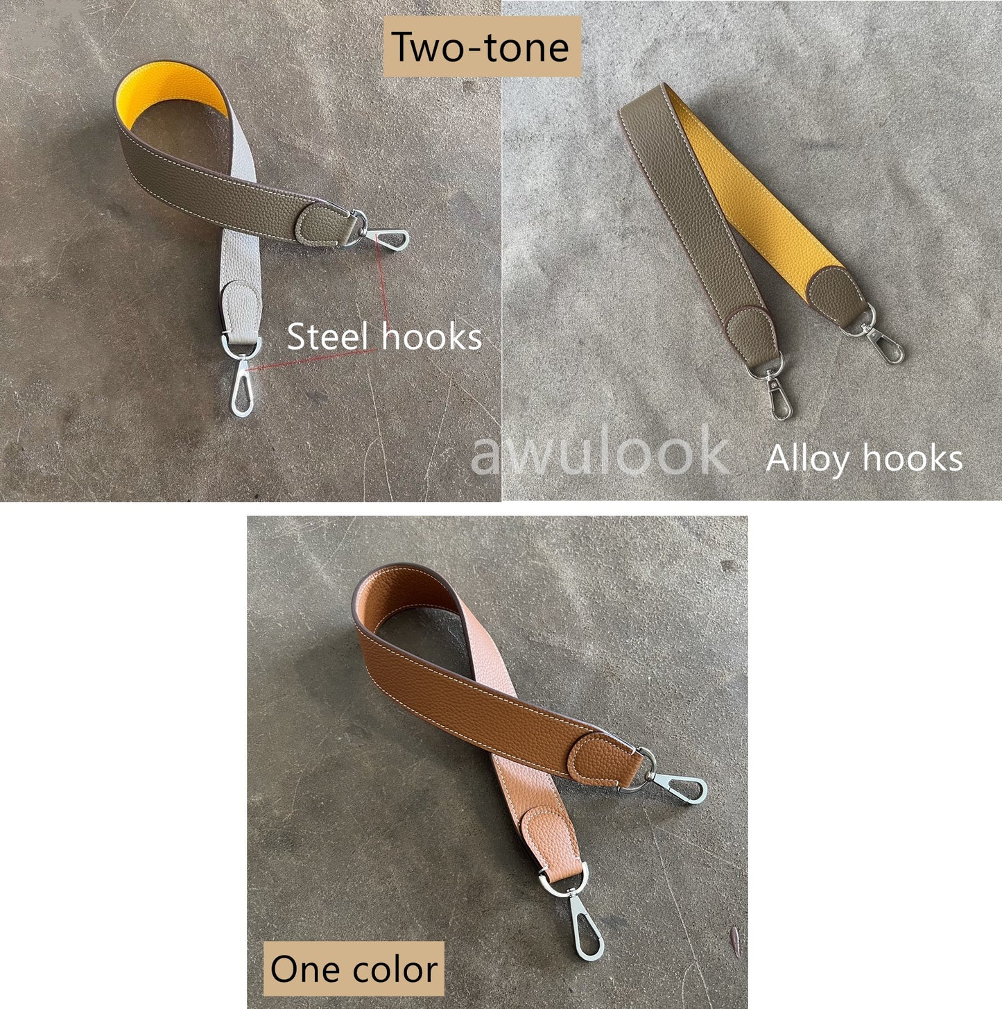 Customized Leather Shoulder/Crossbody Strap for Evelyne