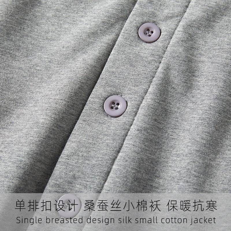 Men's Mulberry Silk-Filled Thermal Jacket, for Fall & Winter