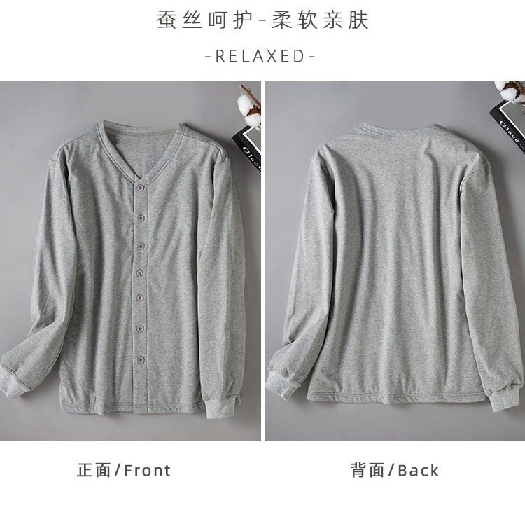 Men's Mulberry Silk-Filled Thermal Jacket, for Fall & Winter