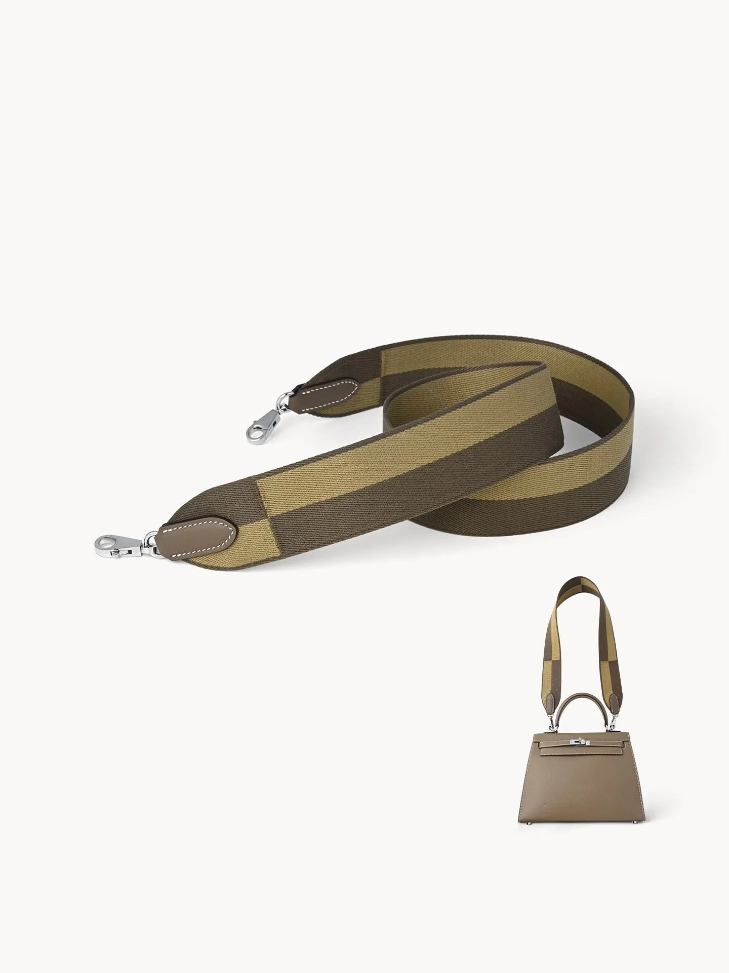 Sangle de sac en toile large personnalisée de 5cm/2 pouces, pour picotin/lindy/evelyne/kelly