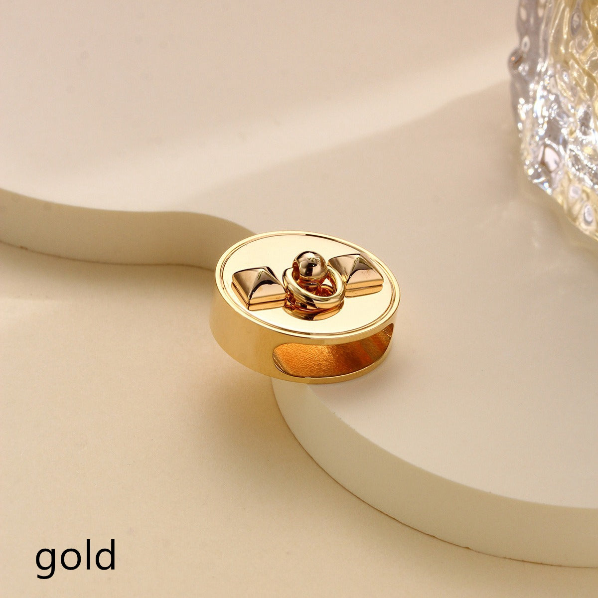 Genuine 24K Gold Plated Scarf Buckle