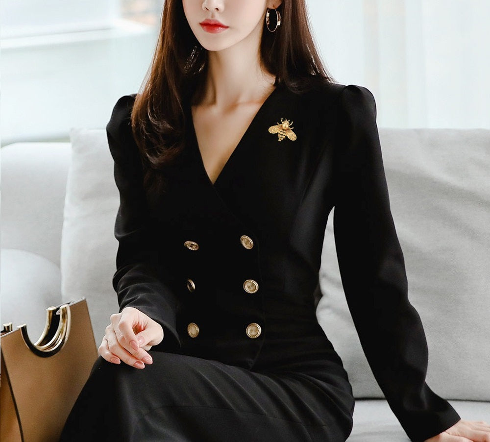 Bee Pearl Scarf Buckle/Brooch/Ring/Breastpin