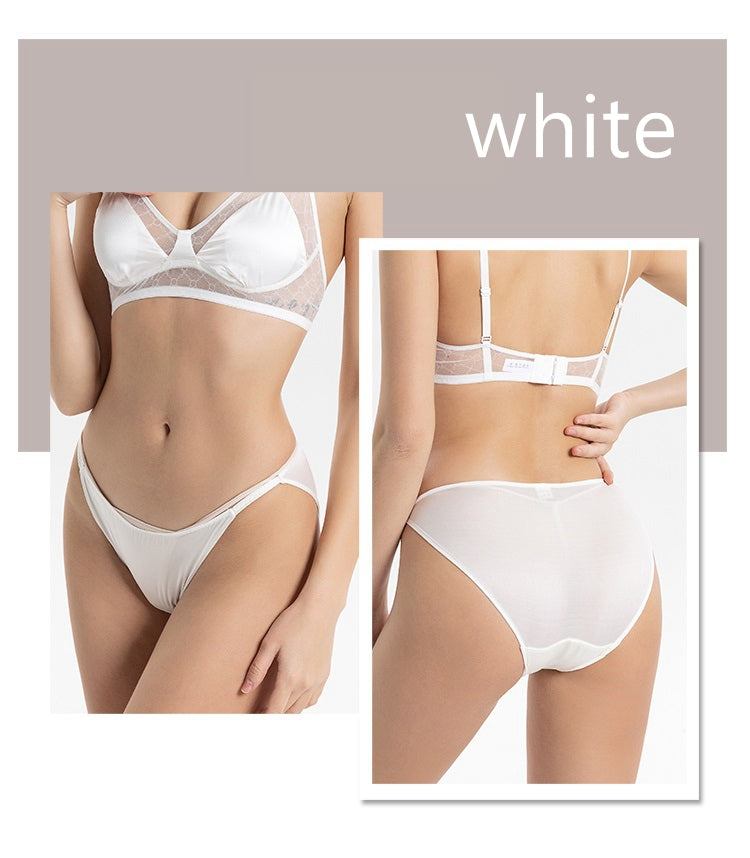 Women 100% Silk Bikini Underwear