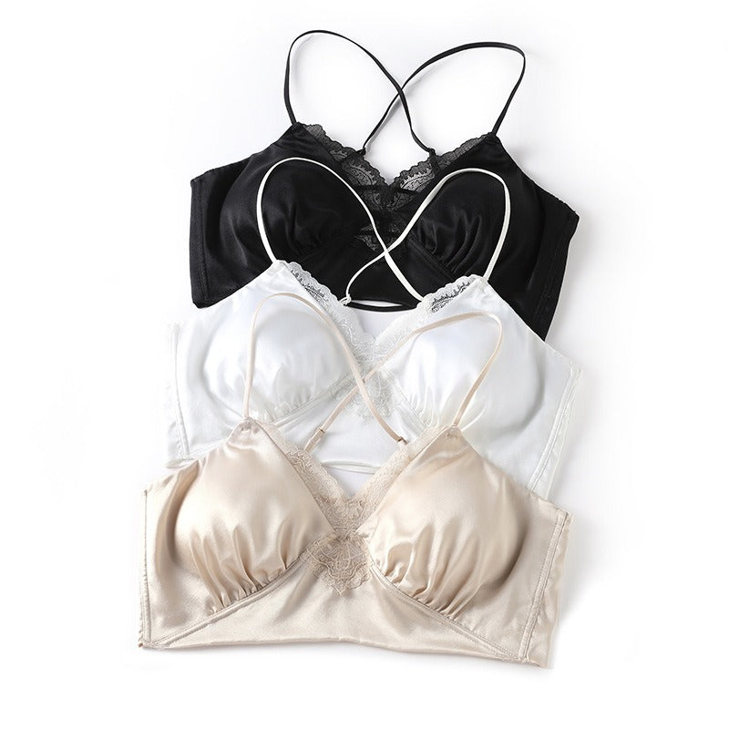 2025 New IN, Luxury Silk Lace Bra/ Camisole