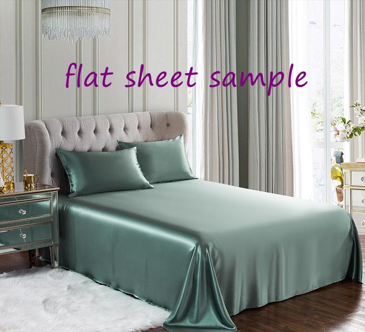 25Momme Seamless Luxury Silk Fitted Sheet/Flat Sheet/Dovut Cover/Bedding Set, Burgundy - Awulook