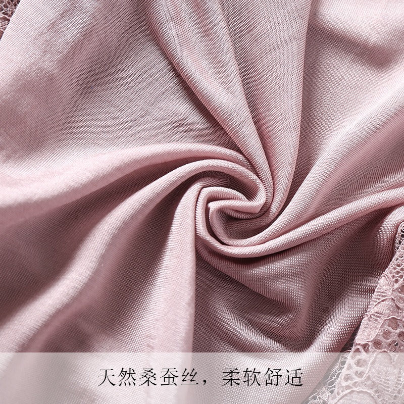 Women Silk Lace trim Panties