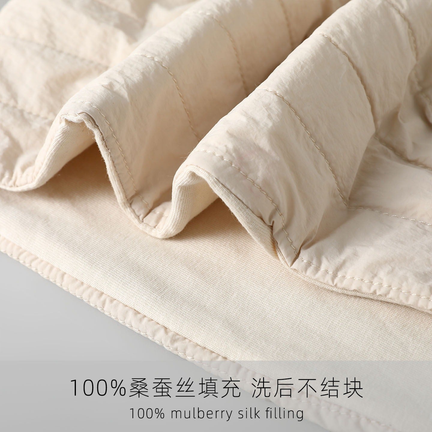 Silk-Filled Neck Warmer, Cross Wrap Design