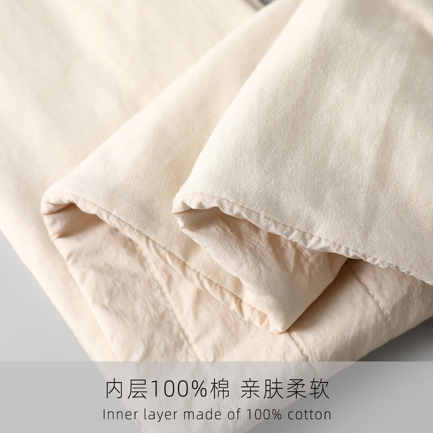 Silk-Filled Neck Warmer, Cross Wrap Design