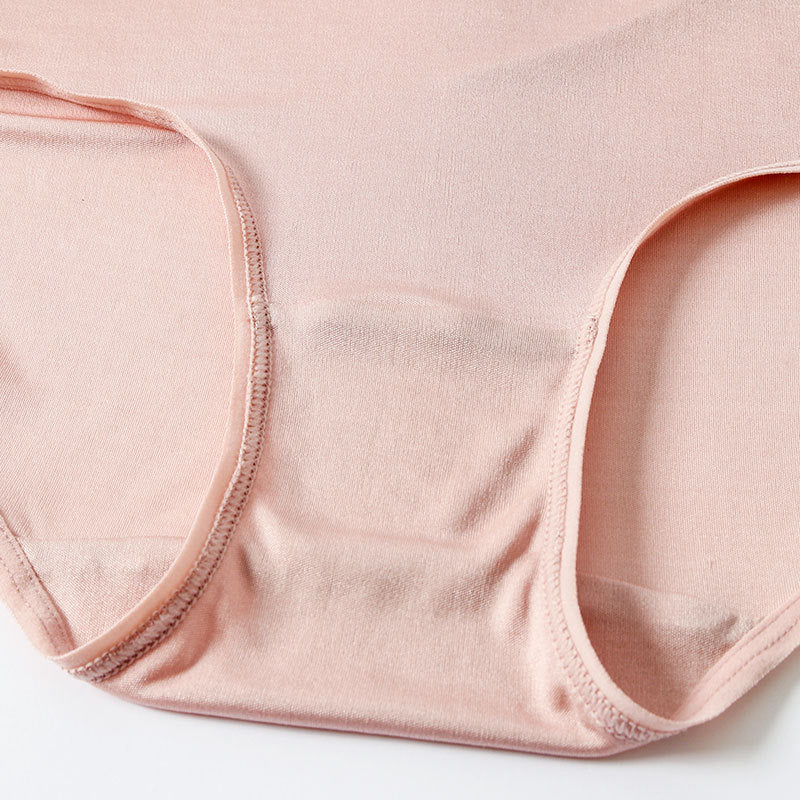 Women High Waist Silk Pantie