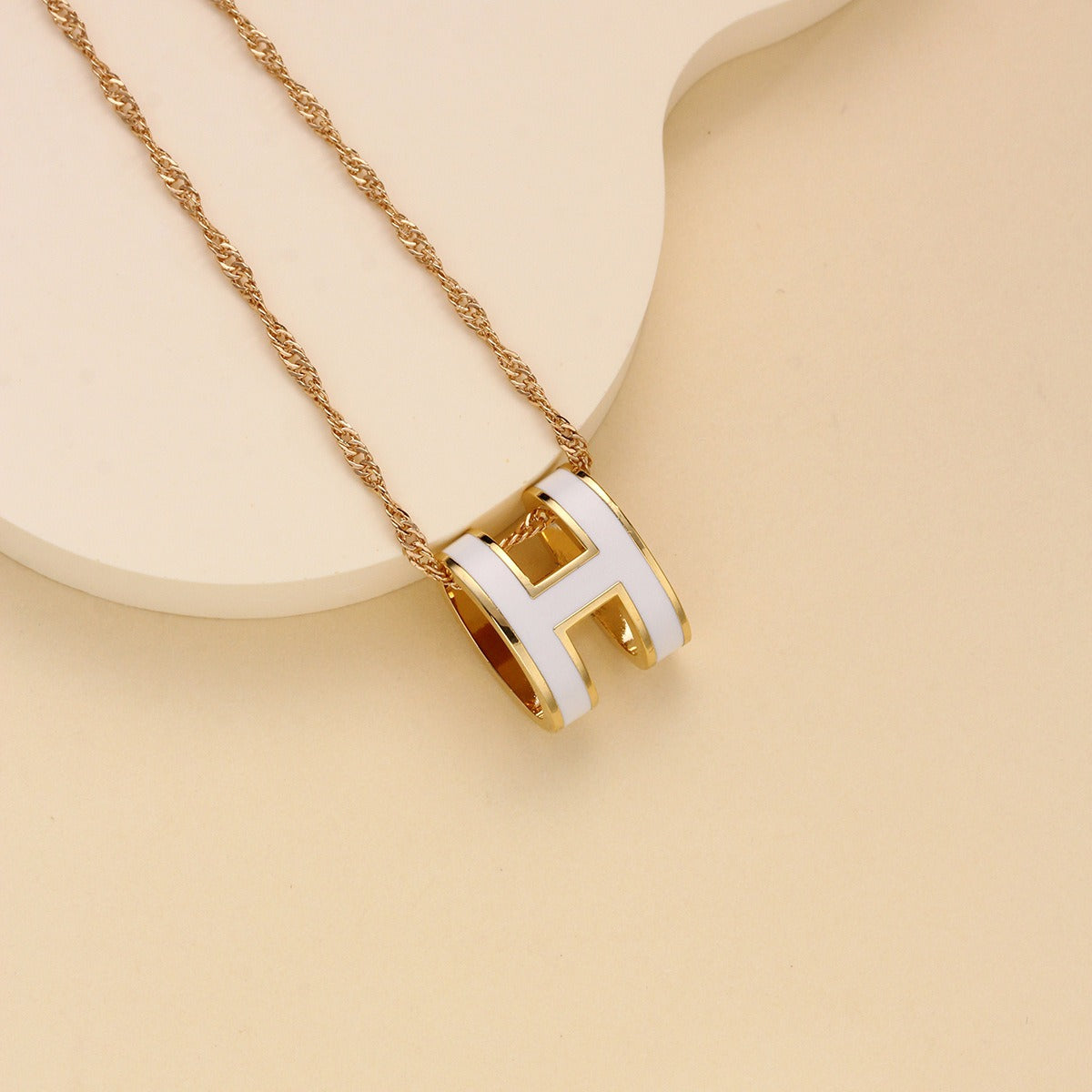 Color Enamel Pendant/ Scarf Ring