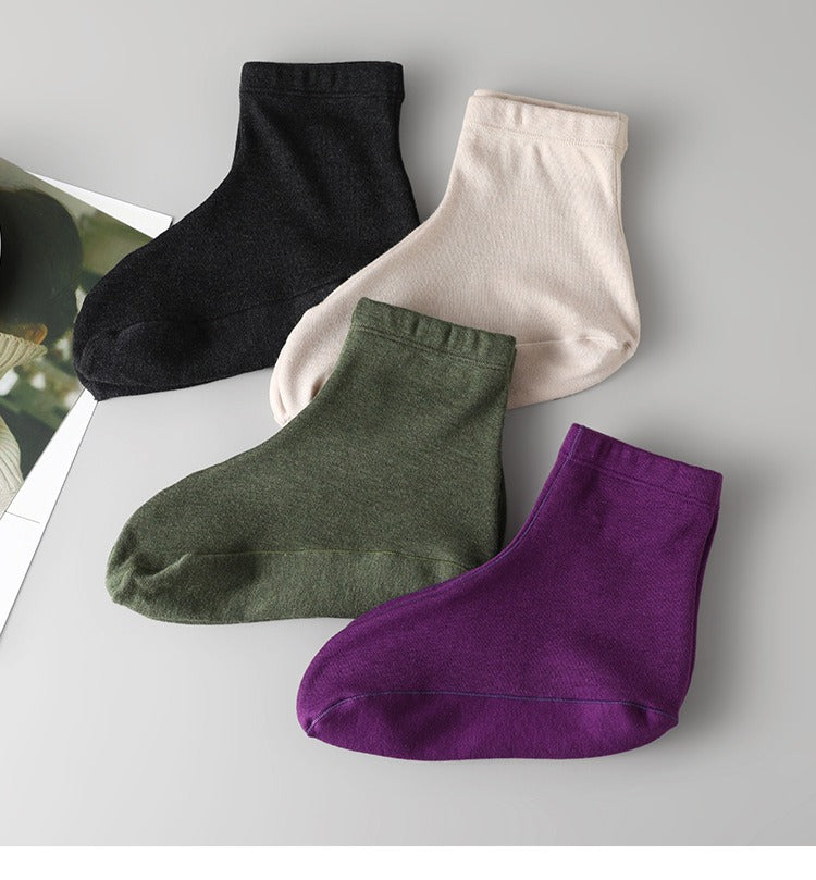 Silk Wool Thermal Sleep Socks, Thickened for Fall/Winter