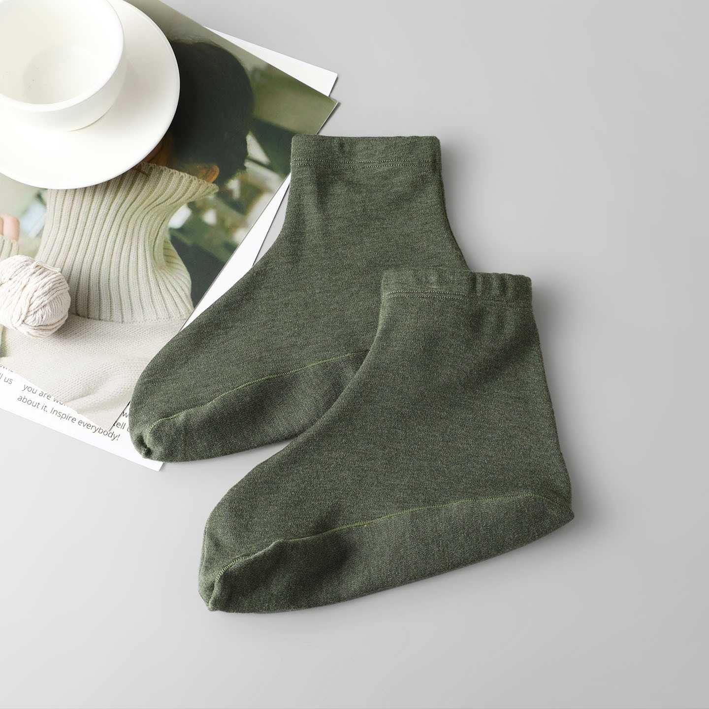 Silk Wool Thermal Sleep Socks, Thickened for Fall/Winter