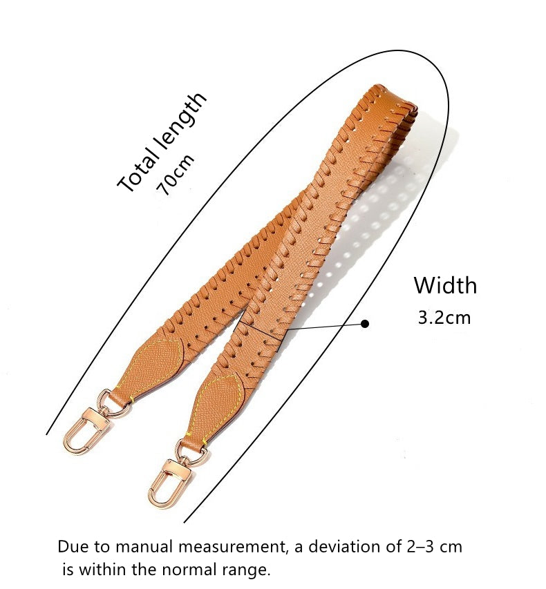 Tressage bag strap, Epsom leather