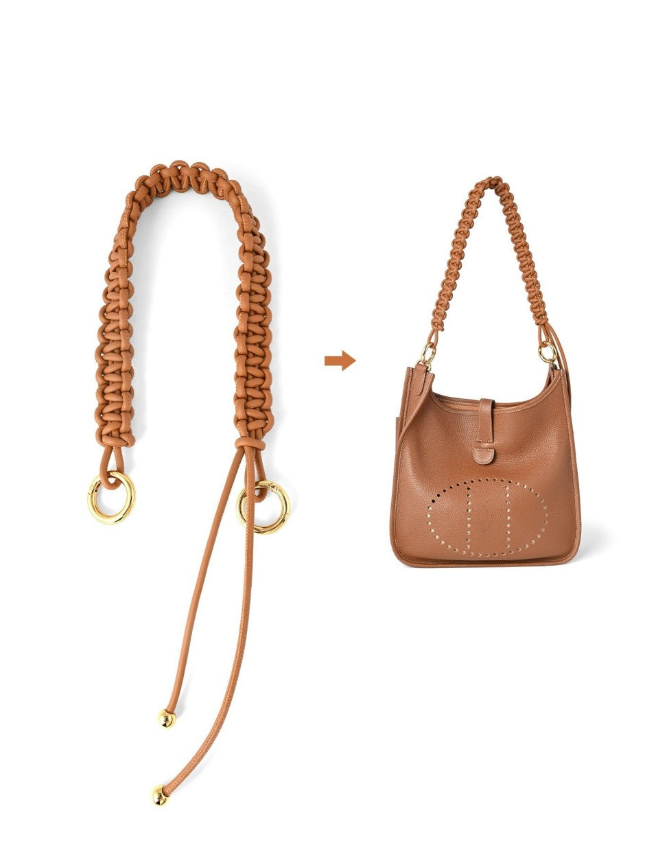 Hand Braided Leather Strap for Evelyne/Kelly/Jypsiere