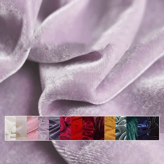 100% Mulberry Silk Velvet fabric, Width 138cm/54"
