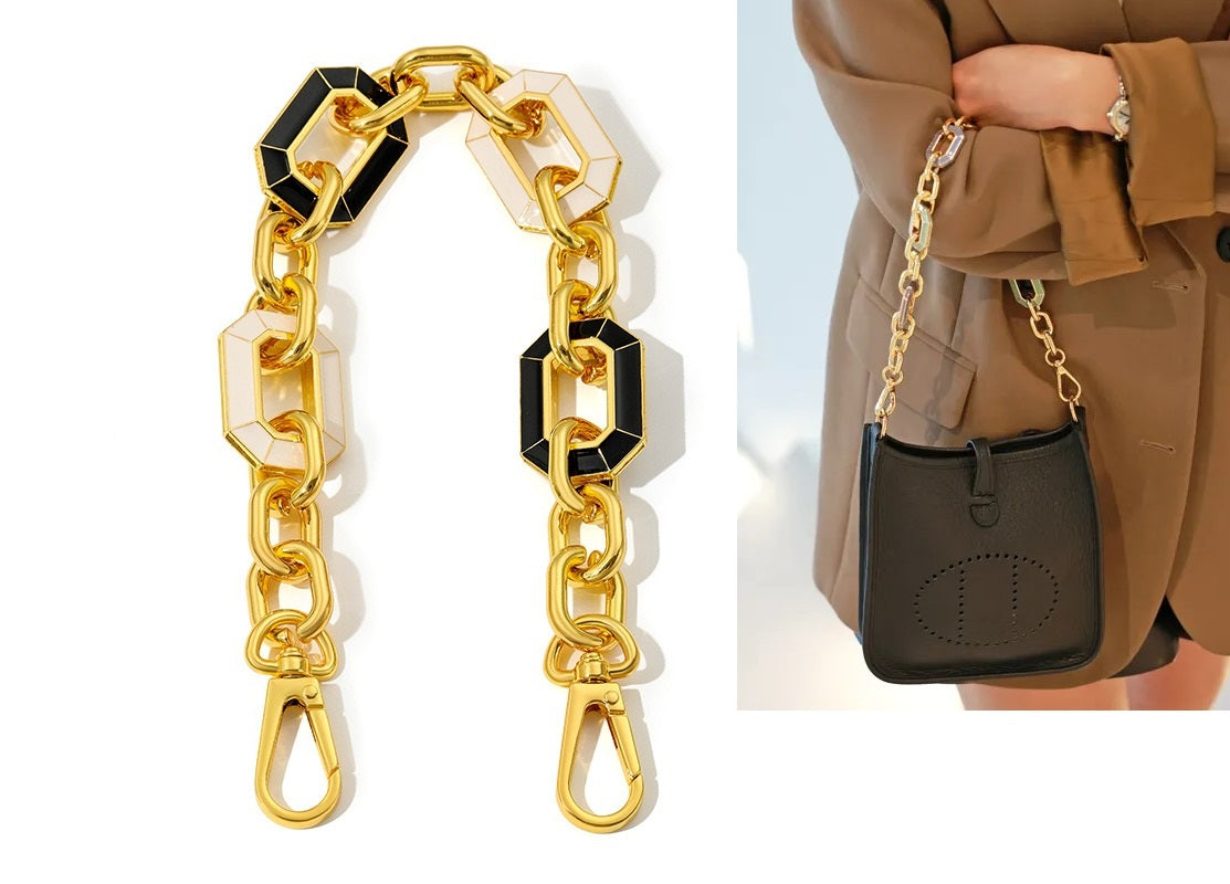 Enamel Chain Handle/Shoulder Strap for Evelyne/Capucines BB
