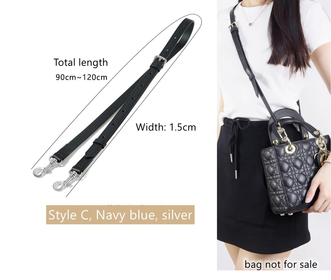 Shoulder/ Crossbody Strap for Dior Lady bag/Travel Pouch