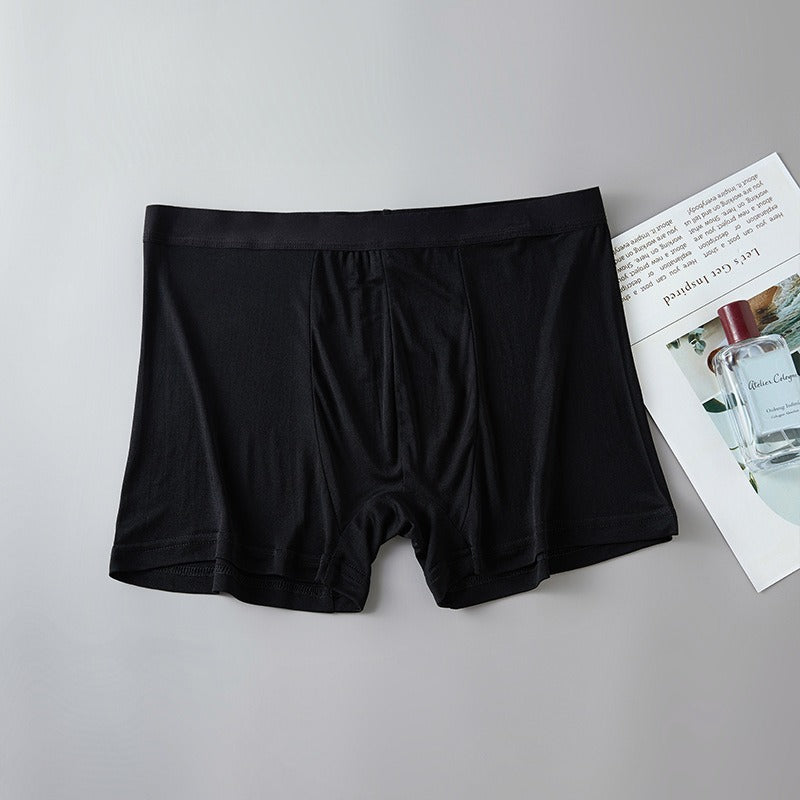 Men's 100% Knit Silk Boxer