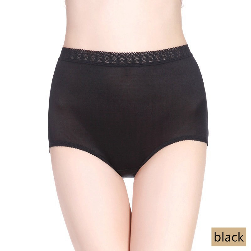 Women 100% Silk Pantie, High waist, 8 colors