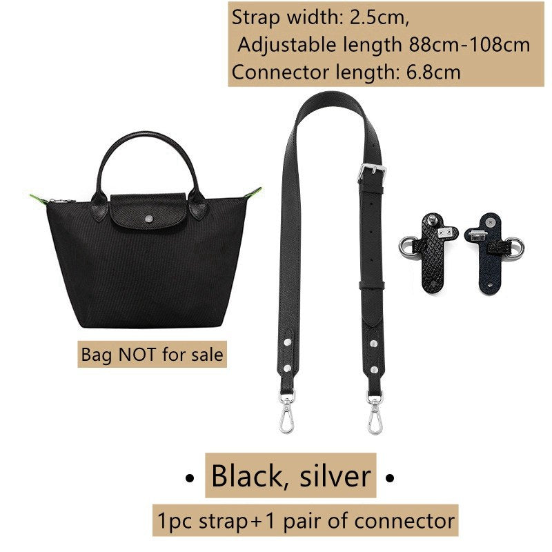Bandoulière en cuir réglable + kit de conversion pour pochette Le Pliage
