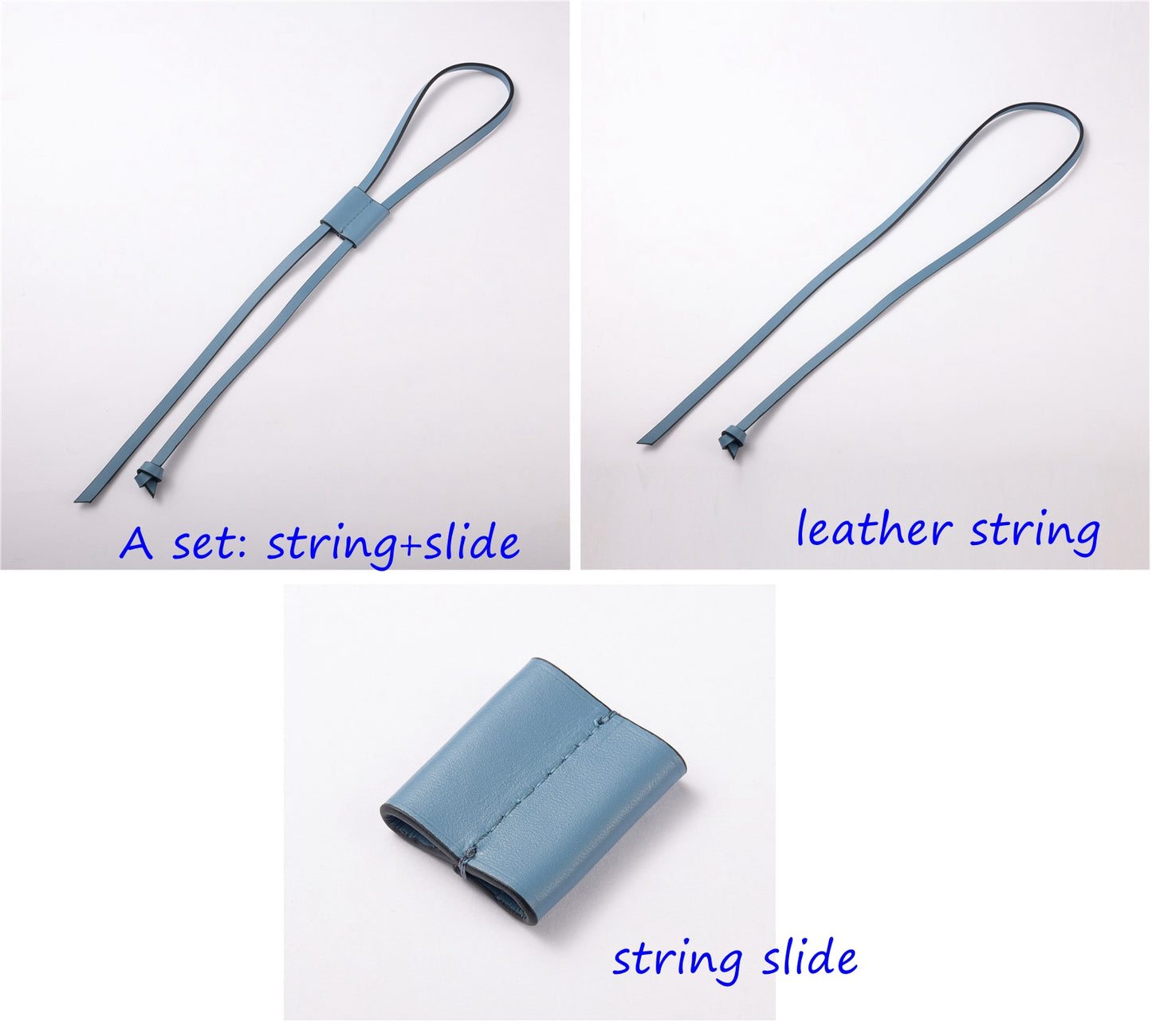 Glissière/Gardien de glissière en cuir Vachetta