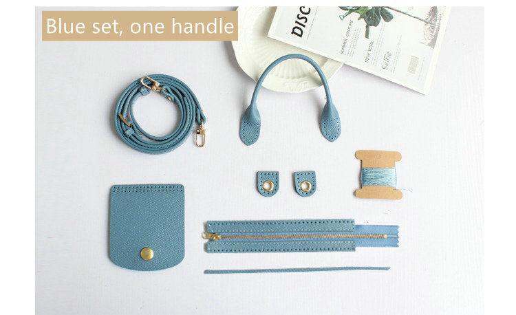 Full grain Leather DIY Kit for Le Pliage Pouch