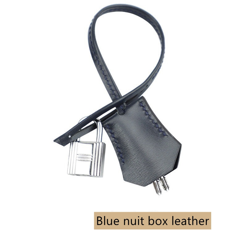 Handmade Box leather Clochette/ Key holder