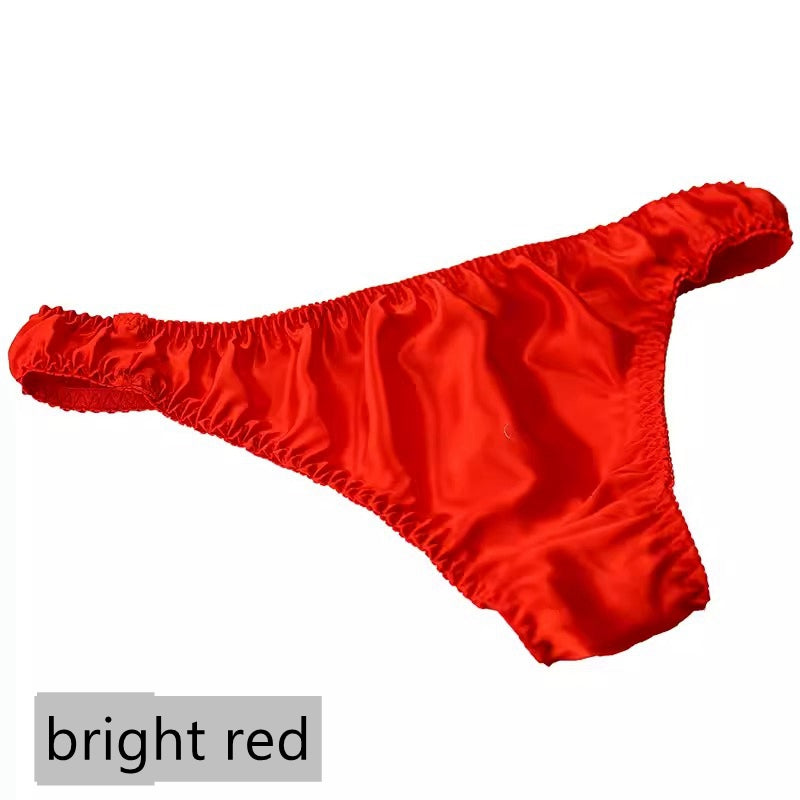 Tanga aus 100 % Maulbeerseide für Herren, 8 Farben