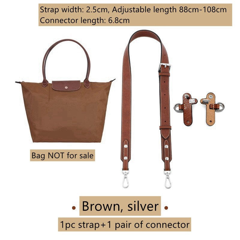 Bandoulière en cuir réglable + kit de conversion pour pochette Le Pliage
