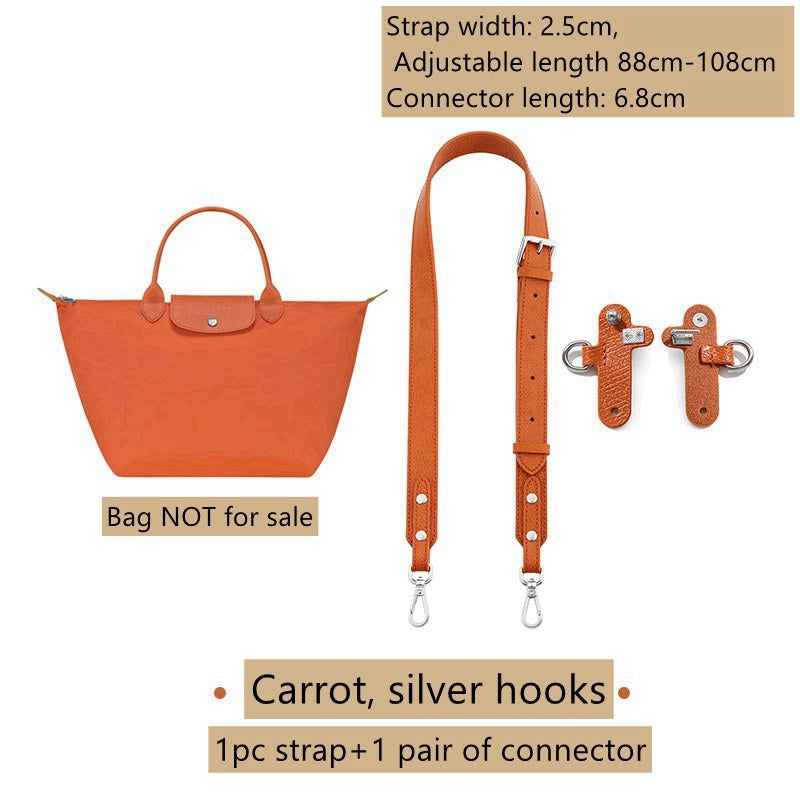 Bandoulière en cuir réglable + kit de conversion pour pochette Le Pliage