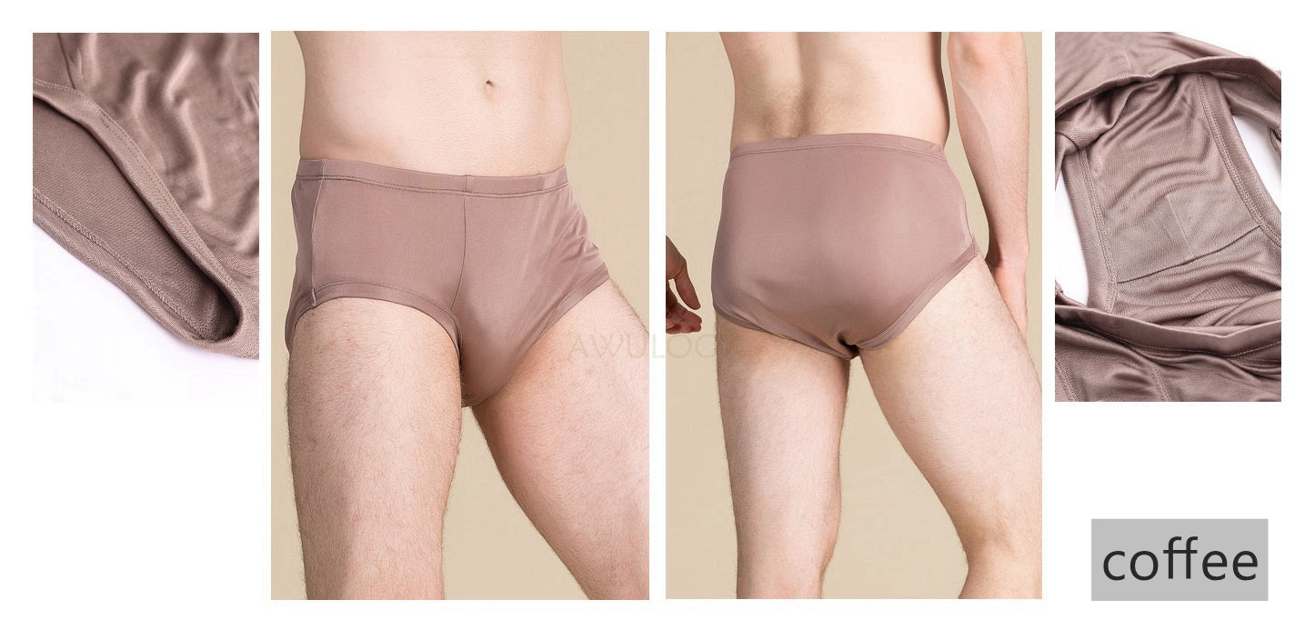 Men's Knit Silk Brief