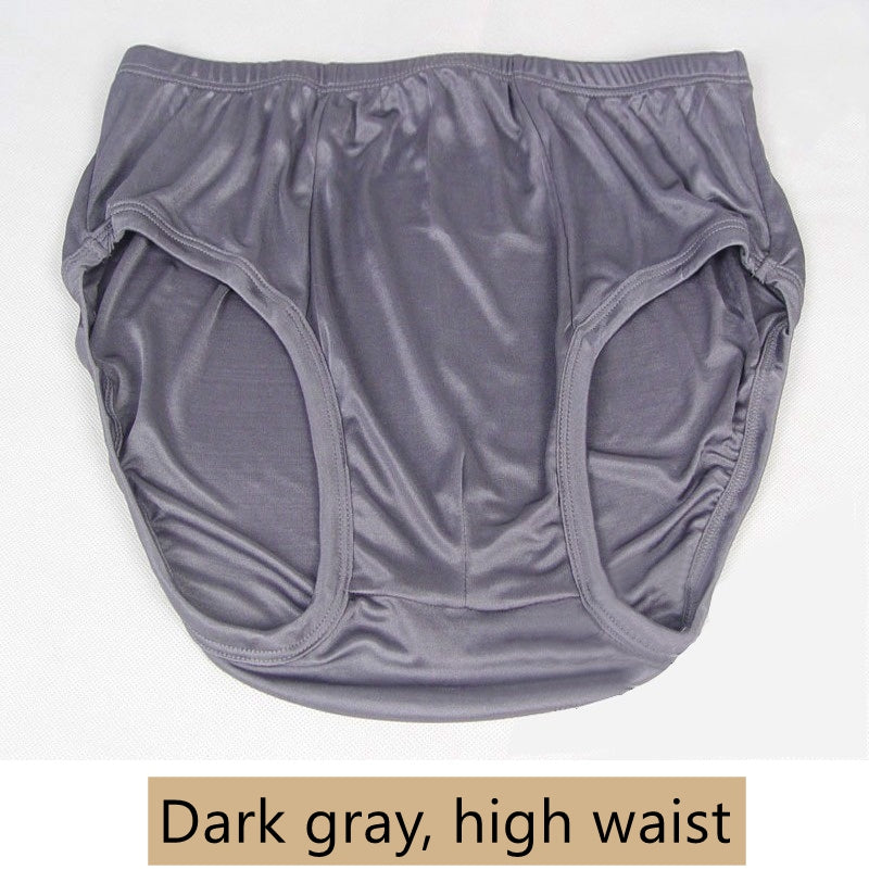 Men's 100% Silk Knit Brief, Large Sizes Available