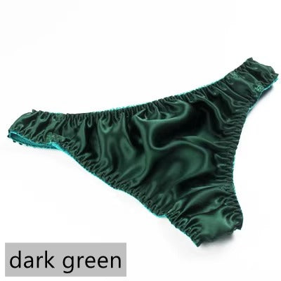 Tanga aus 100 % Maulbeerseide für Herren, 8 Farben