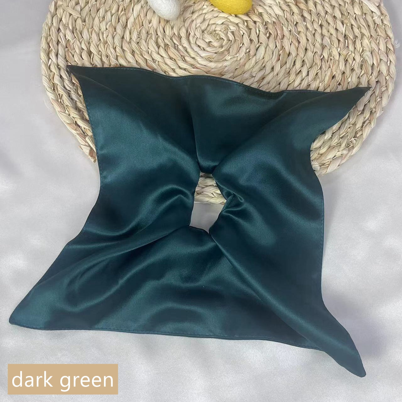 Chouchou pour cheveux 100 % soie 30Momme avec nœud