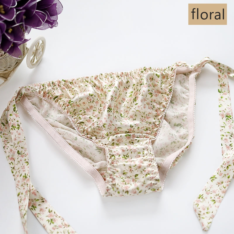 Culotte/string Frenal en soie pour femmes