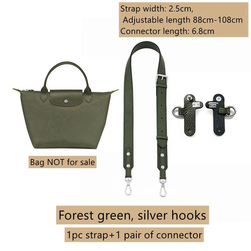 Bandoulière en cuir réglable + kit de conversion pour pochette Le Pliage