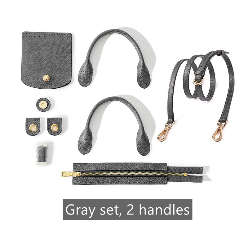 Full grain Leather DIY Kit for Le Pliage Pouch