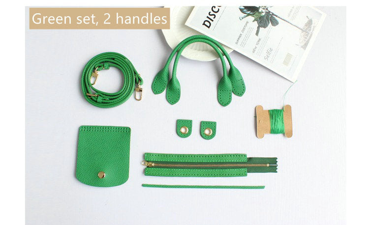 Full grain Leather DIY Kit for Le Pliage Pouch