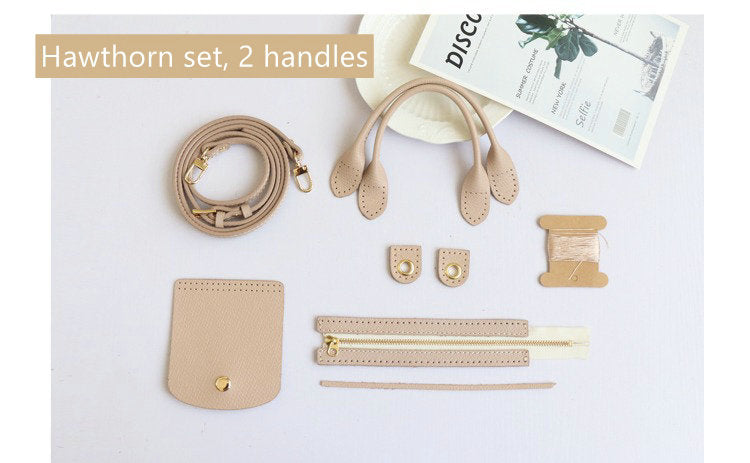 Full grain Leather DIY Kit for Le Pliage Pouch