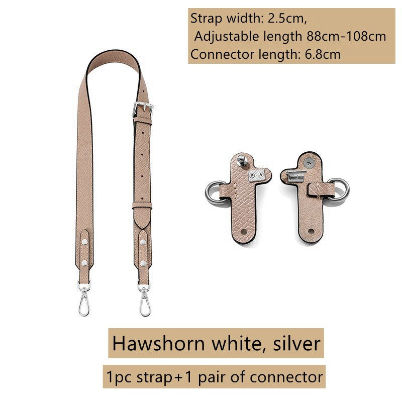 Bandoulière en cuir réglable + kit de conversion pour pochette Le Pliage